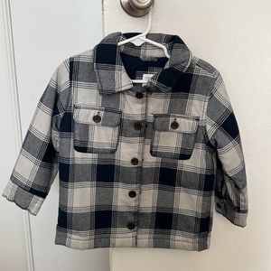 NEW Baby Gap Plaid Shirt Jacket